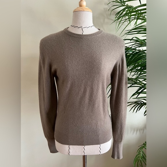 Best of Scotland 100% Cashmere Pullover Crew Neck Sweater | XS/S | Taupe - Picture 2 of 6